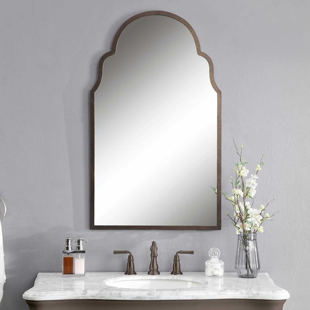 Uttermost® Brayden Bronze Arch Mirror-1