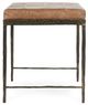 Classic Home Malo Chestnut/Dark Bronze 28" Bench-3