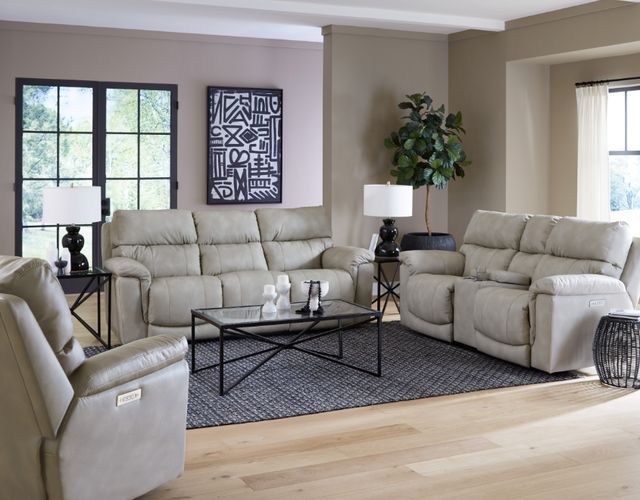 Stateside Seating Cosmo Taupe Power Reclining Sofa-1