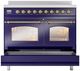 Ilve® Nostalgie II Series 40" Blue Pro Style Induction Range-4