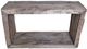 A & B Home Rustic Gray Console Table-0