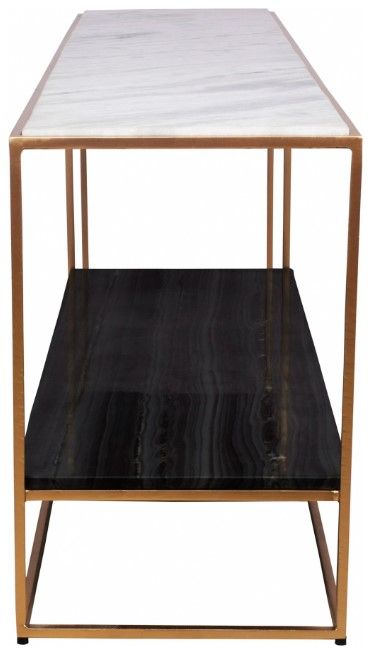 Moe's Home Collection Mies Black/Gold/White Media Console-2
