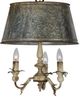 Forty West Pemberton Gray 3-Light Chandelier-1