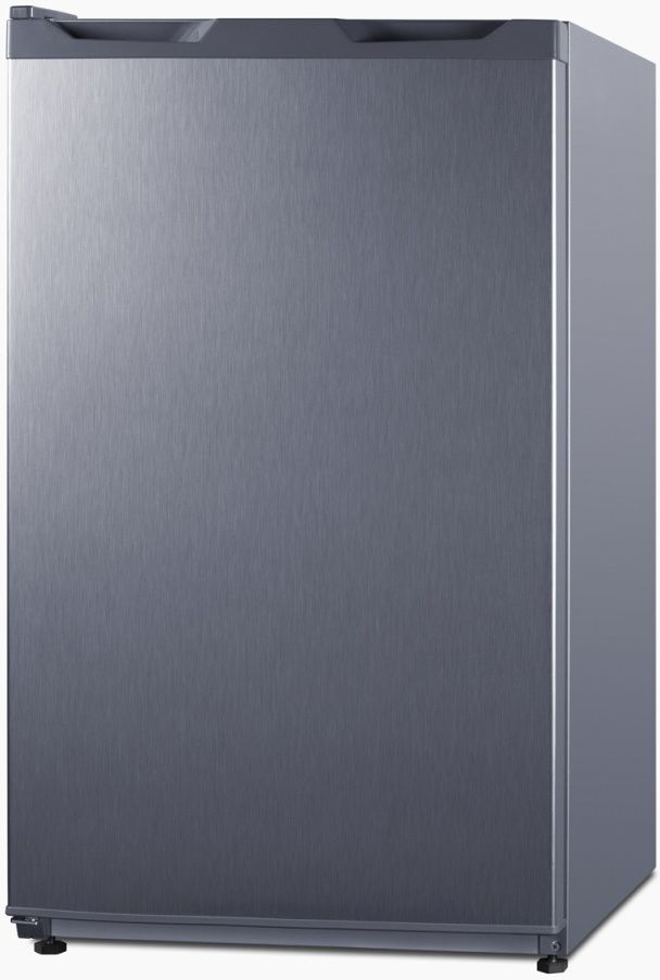 Summit® 19" 3.1 Cu. Ft. Stainless Steel Look Compact Refrigerator with a Freezer Compartment-1