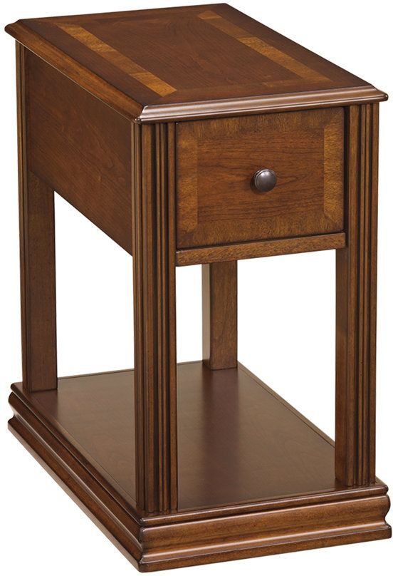 Signature Design by Ashley® Breegin Brown Chair Side End Table-0