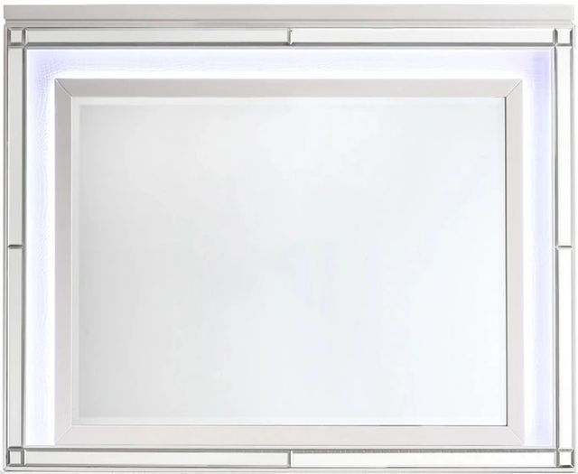 New Classic® Home Furnishings Valentino White Mirror-0