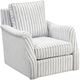 Homelegance® Bowden Blue/White Swivel Chair-0