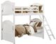 Mazin Furniture Clementine White Twin/Twin Youth Bunk Bed-0