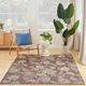Nourison Home™ Garden Oasis Mocha 5'x7' Area Rug-1