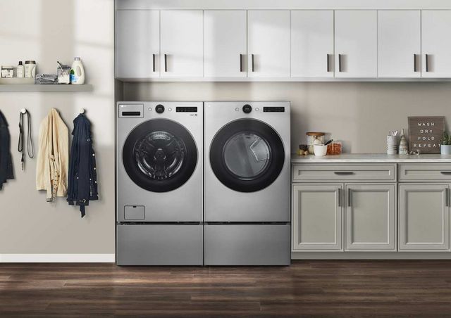 LG 7.4 Cu. Ft. Graphite Steel Front Load Electric Dryer-12