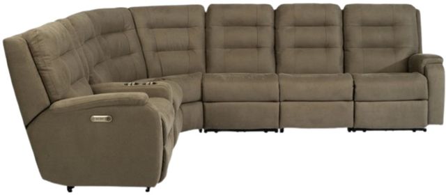 Flexsteel® Customizable Arlo Power Reclining Sectional with Power Headrests and Lumbar-2