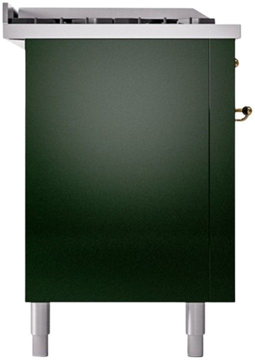 Ilve® Nostalgie II Series 60" Emerald Green Pro Style Dual Fuel Range-2