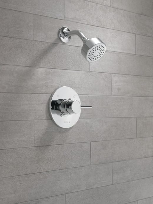 Delta Modern Monitor 14 Series Chrome Single Handle Lever Shower Trim-3