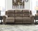 Signature Design by Ashley® Stoneland Fossil Reclining Sofa-2