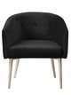 Mazin Furniture Nikki Black Accent Chair-0