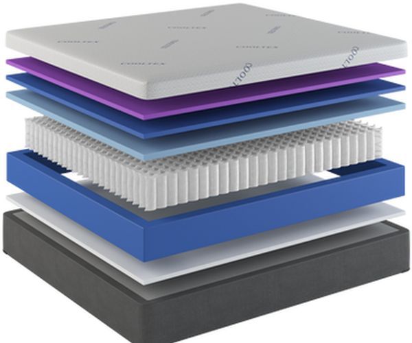Sherwood® Bedding National Villa II Promo Innerspring 7" Firm Tight Top Queen Mattress-3