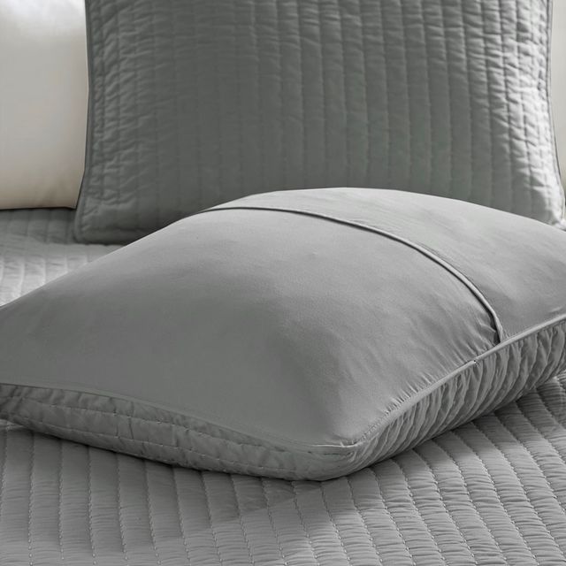 Olliix by Madison Park Grey Twin/Twin XL Keaton Reversible Coverlet Set-3