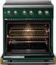 Viking® 5 Series 30" Ivy Pro Style Induction Range with Brushed Brass Trim-1