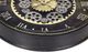 Monarch Specialties Inc. Brown 20" Round Wall Clock with Roman Numerals on Grey Gear Mechanism-1