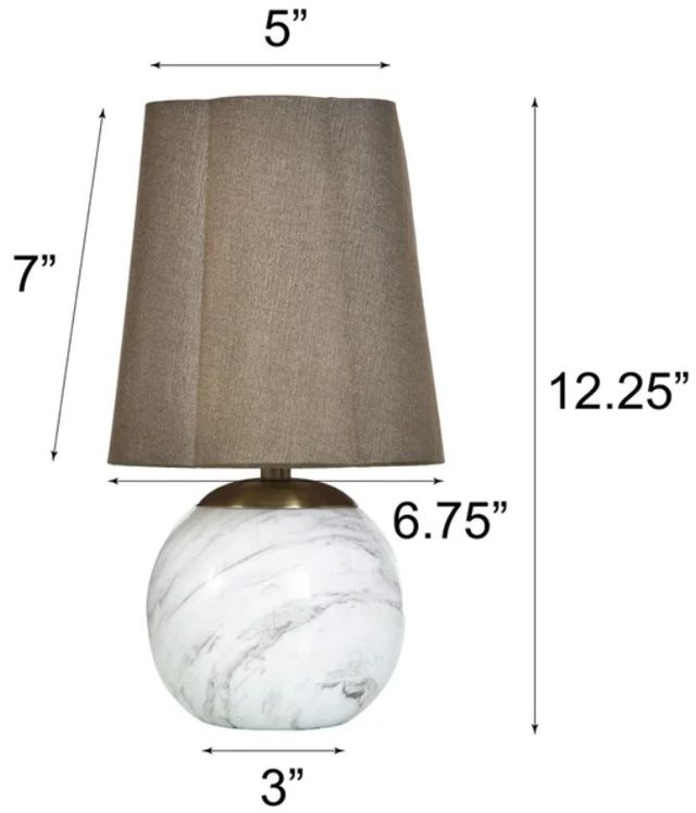 Stylecraft Tamara Day Rosalind 7" Table Lamp-2