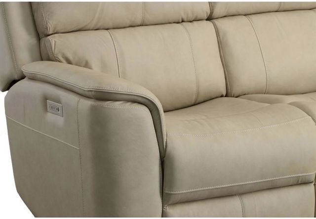 Flexsteel® Henry Beige Power Reclining Sofa with Power Headrests and Lumbar-3