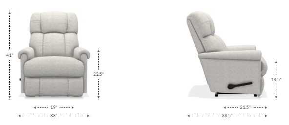 La-Z-Boy® Pinnacle Stone Leather Manual Wall Recliner-2