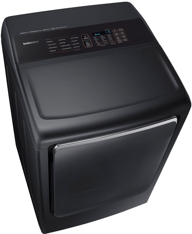 Samsung 7.4 Cu. Ft. Black Stainless Steel Front Load Electric Dryer-1