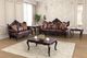 Furniture of America® Palencia Brown/Dark Cherry Sofa-1