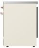 Ilve® Majestic III 30" Antique White Pro Style Induction Range with Solid Door and Copper Trim-2
