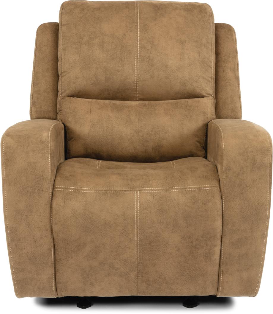 Flexsteel Aiden Amber Power Gliding Recliner with Power Headrest Aspire Home Kennebunk ME