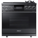 Dacor® Contemporary 36" Pro Dual-Fuel Steam Range-Graphite Stainless Steel-1
