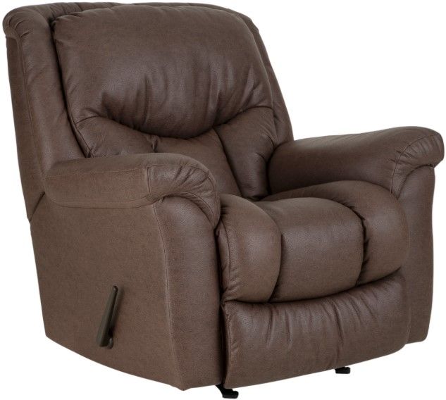 HomeStretch Touchdown Chocolate Manual Recliner-0