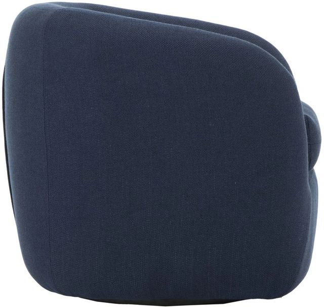 Moe's Home Collection Maurice Midnight Blue Swivel Chair-2