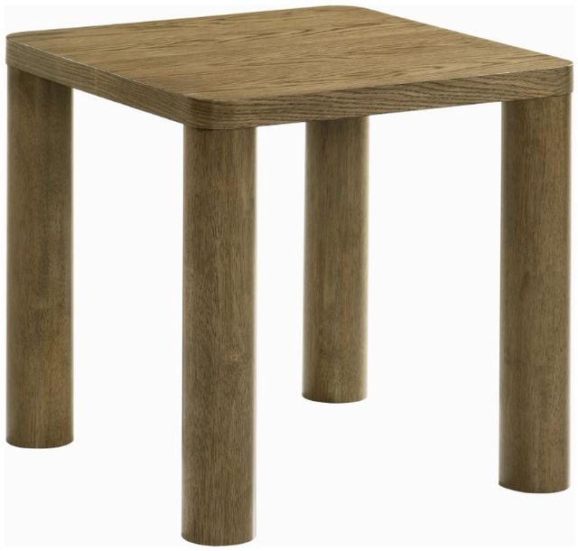 Coaster® Castlewood 2-Piece Brown Oak Table Set-3