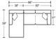 Jackson Furniture Harper 2-Piece Oyster Left-Arm Facing Loveseat Sectional and Chaise-1
