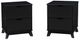 Powell® Portix 2-Piece Black Nightstand Set-0