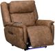 New Classic® Home Furnishings Kyra Saddle Power Auto Glider Recliner with Power Headrest and Footrest-3
