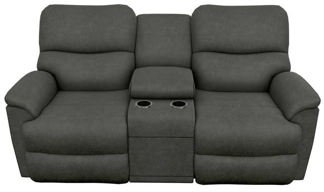 La-Z-Boy® Trouper Ink Power Reclining Loveseat with Console, Headrest, and Lumbar-1