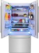 ZLINE 36" 19.6 Cu. Ft. Satin Stainless Steel Built-In French Door Refrigerator-3