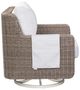 Flexsteel® Outdoor Vista Ivory/Warm Gray Swivel Tilt Chair-2