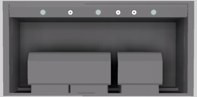 Vent-A-Hood® Designer Series 48" Gunsmoke Wall Mounted Range Hood-2