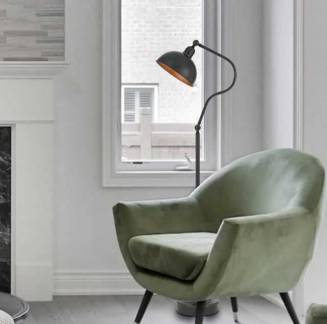 Cal® Lighting & Accessories Dark Bronze Floor Lamp-2
