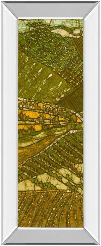 Classy Living Andrea Davis Vineyard Batik I 18" Wall Art-0