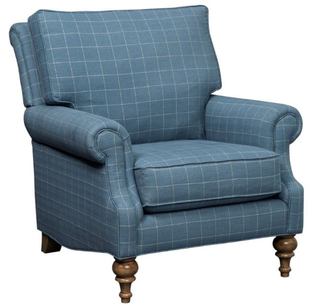 Craftmaster® Customizable Craftmaster Essentials Cut-Back Rolled Arm Accent Chair-0