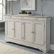 Liberty Furniture Morrow Bay Porcelain White Hall Buffet-1