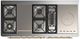 Ilve® Majestic III 60" Burgundy Pro Style Dual Fuel Natural Gas Range with French Top and Brass Trim-3