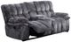 Furniture of America® Hieronymus Dark Gray Manual Loveseat-0