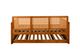 Kodiak Furniture Abaco 79" Canton Black/Honey Woodsmoke Twin Daybed with Pop Up and Mattress-3