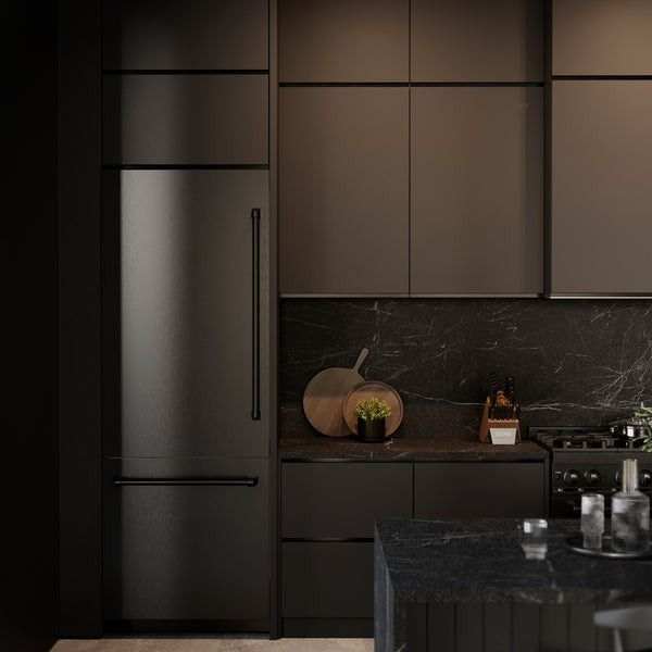 ZLINE 30 in. 16.1 Cu. Ft. Black Stainless Steel Built In