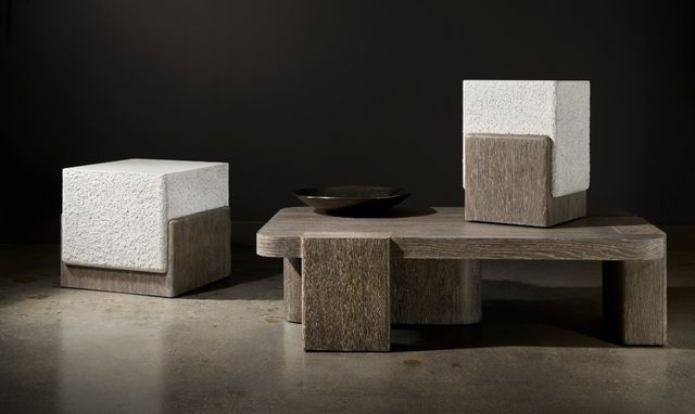 Bernhardt Monolith Millstone/Puma Accent Table-1